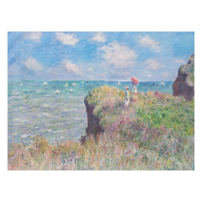 Mantel Claude Monet - Camino acantilado en Pourville (Frente (Horizontal))