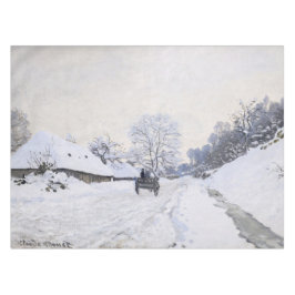 Mantel Claude Monet - Caricatura en el camino de nieve en