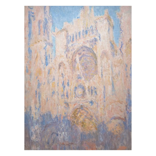 Mantel Claude Monet - Catedral de Rouen al atardecer (Anverso)