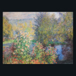Mantel Claude Monet - Esquina del jardín de Montgeron<br><div class="desc">Esquina del Jardín de Montgeron / Moneda de Jardin a Montgeron - Claude Monet,  Petróleo sobre lienzo,  1876</div>