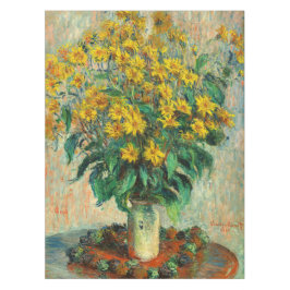 Mantel Claude Monet - Flores de alcachofa de Jerusalén