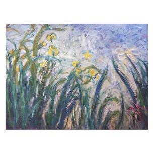 Mantel Claude Monet - Irlandeses amarillos y morados