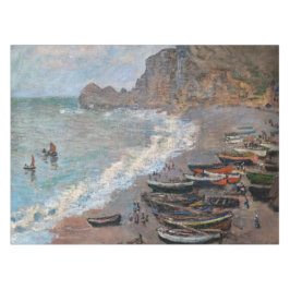 Mantel Claude Monet - La playa de Etretat