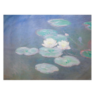 Mantel Claude Monet - Lilies de agua, efecto nocturno