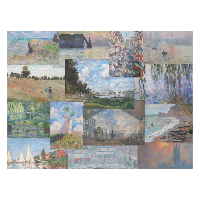 Mantel Claude Monet - Patchwork (Frente (Horizontal))