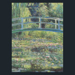 Mantel Claude Monet - Water Lily Pond y Puente Japanés<br><div class="desc">The Water Lily Pond and the Japanese Bridge / Le Bassin aux nympheas - Claude Monet,  1899</div>