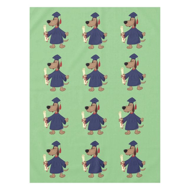 Mantel Clíparte de perros graduados (Anverso)