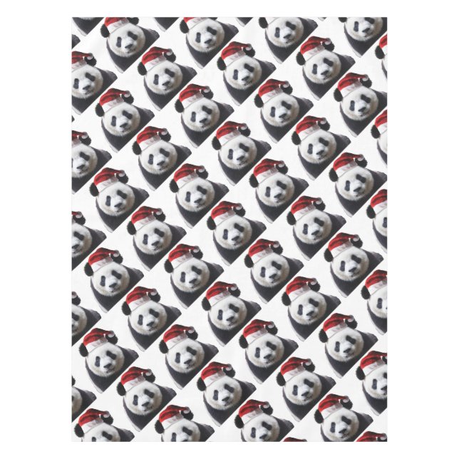 Mantel Clipped-Panda-Santa-2 (Anverso)