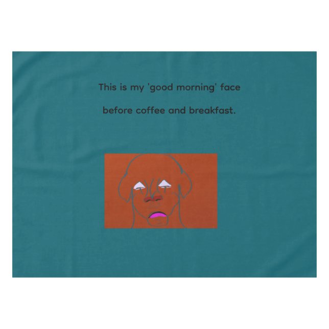 Mantel Clown-Faced Dog Cartoon Sketch (Frente (Horizontal))