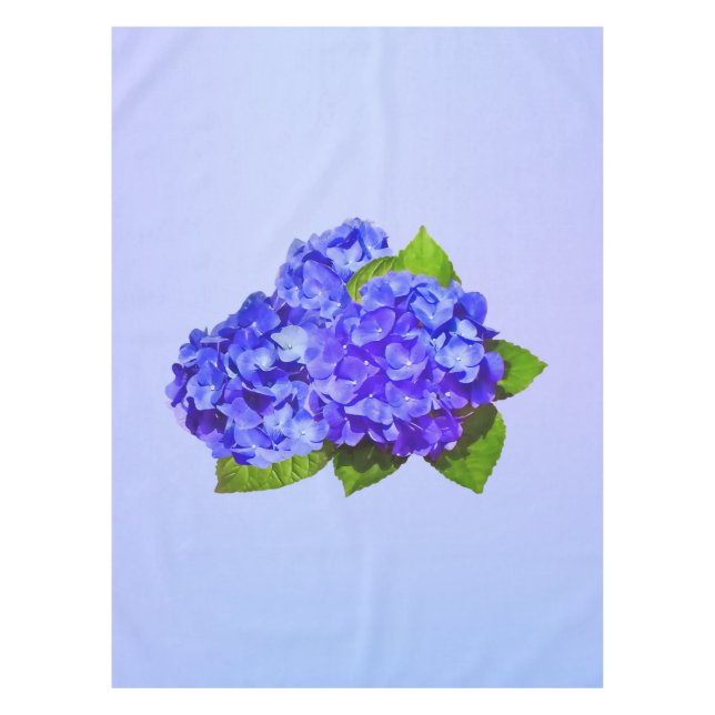 Mantel Clúster de Hydrangea Azul (Anverso)
