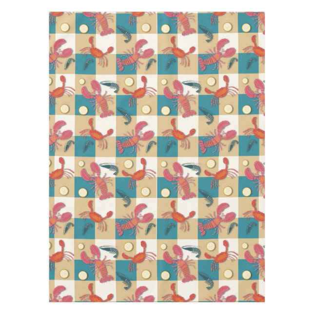 Mantel Coastal Catch Picnic  (Anverso)