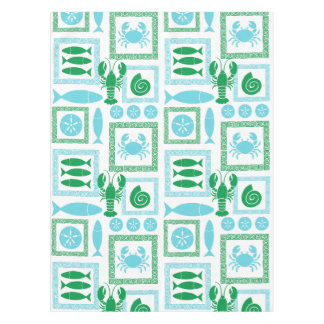 Mantel Coastal Sea Life Greek Key  Beach Wedding    