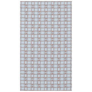 Mantel Coastal Terracotta Sky Blue Pattern