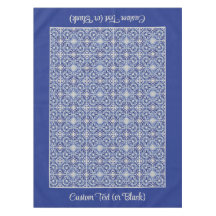 Cocina casera de bonito azul vintage con mosaico p