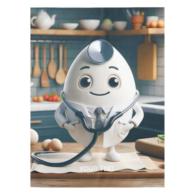 Mantel Cocina de Médica de Huevos Cute Fantasy (Anverso)