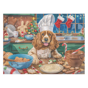 Mantel Cocker inglés Spaniel Holiday Baking: Navidades
