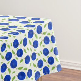 Mantel Colección de Ciruelas Botánicas Marfil