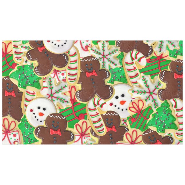 Mantel Colección de cookies azucareras de navidades (Frente (Horizontal))