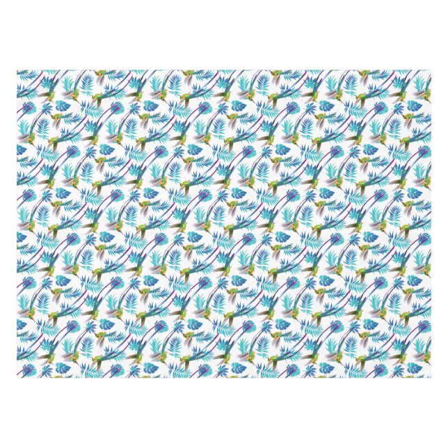 Mantel Colibríes de cola larga tropical (Frente (Horizontal))