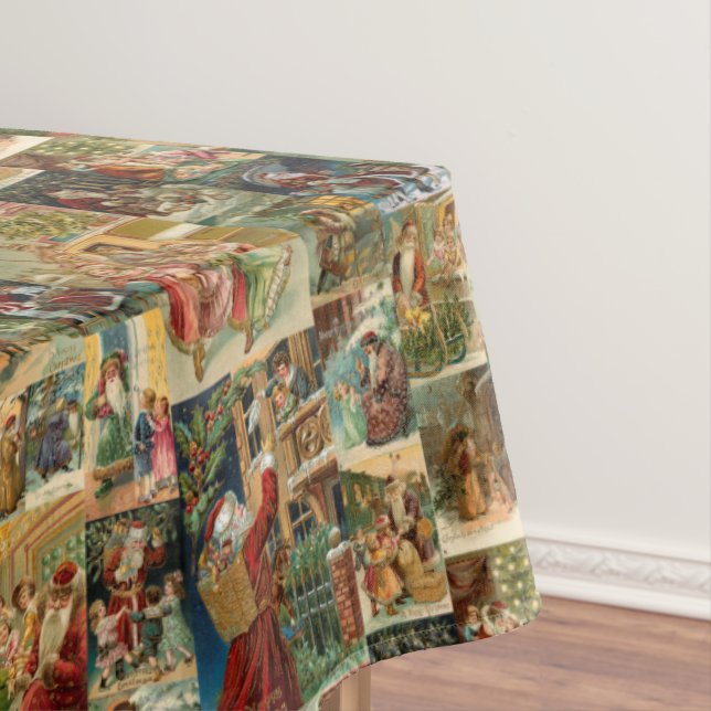 Mantel Collage de Papá Victoriano con Niños (In Situ)