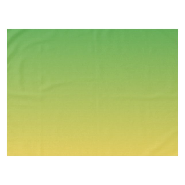 Mantel Color verde y amarillo oscuro personalizado (Frente (Horizontal))