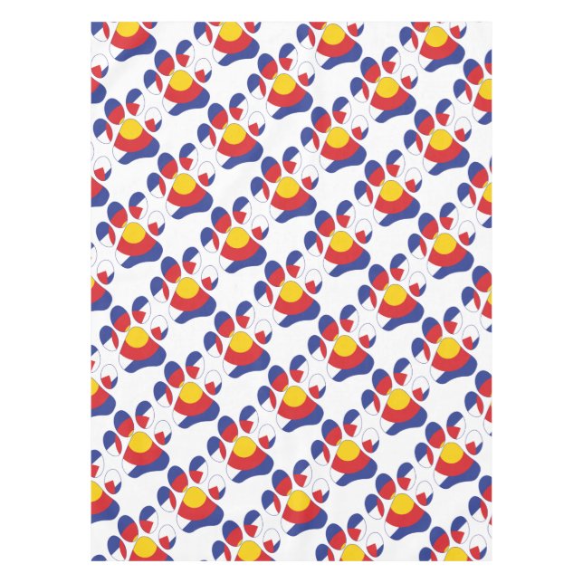 Mantel Colorado Paws (Anverso)