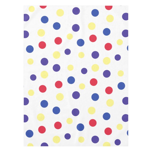 Mantel Colored dots bunte Punkte gepunktet (Anverso)