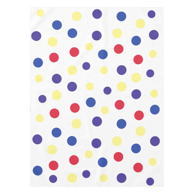 Mantel Colored dots bunte Punkte gepunktet (Anverso)