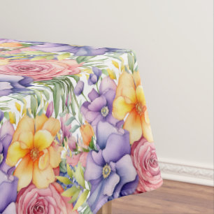 Mantel Colores Florales Flores Primavera Chic