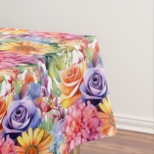 Mantel Colores Florales Flores Primavera Chic