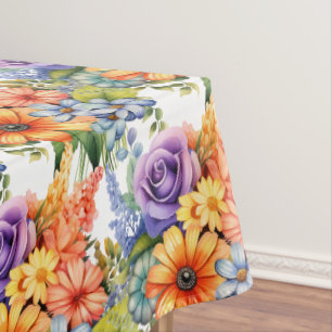 Mantel Colores Florales Flores Primavera Chic
