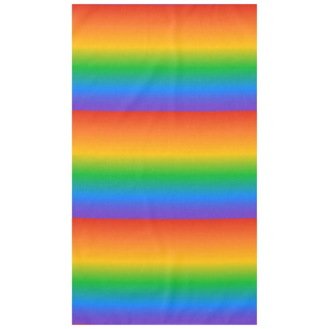 Mantel Colores gradiente de arcoíris (Anverso)