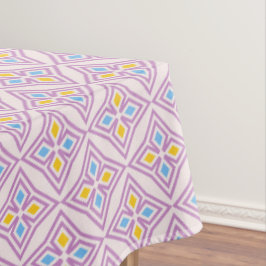 Mantel Colorful Diamonds Pattern Tablecloth