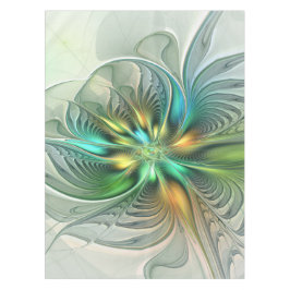 Mantel Colorful Fantasy Modern Abstract Flower Fractal