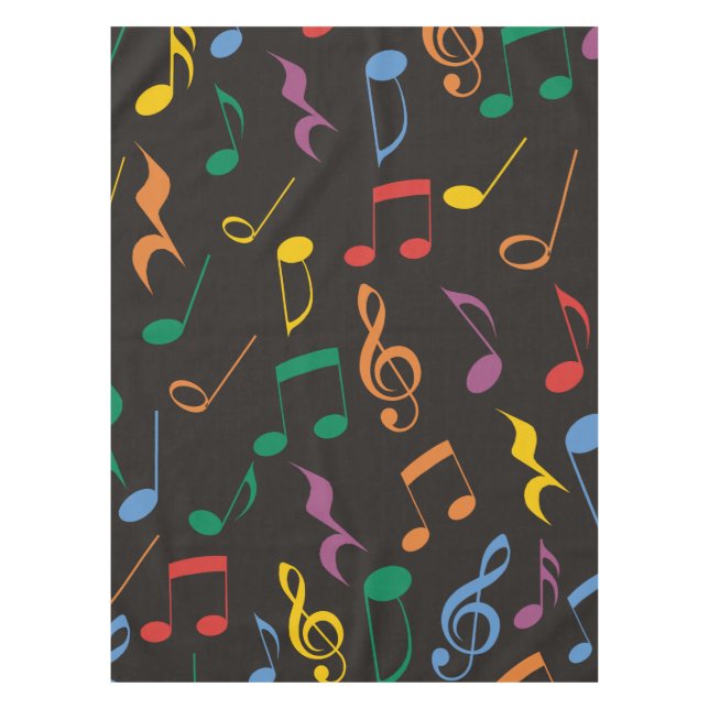 Mantel Colorful Music Notes (Anverso)