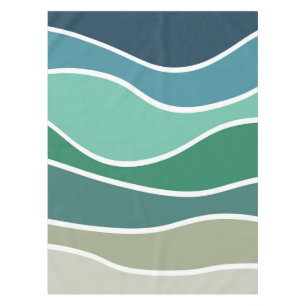 Mantel Coloridas olas oceánicas