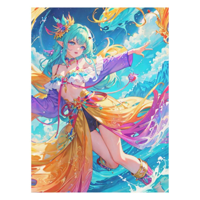 Mantel Colorido/anime/personalizado (Anverso)