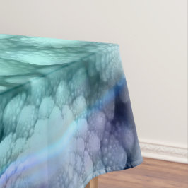 Mantel colorido azul maravilloso del algodón