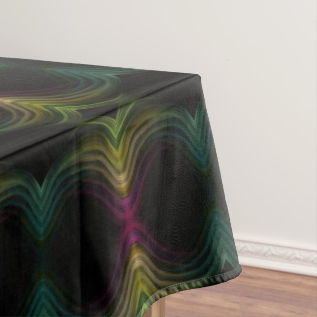 Mantel Colorido Groovy Patrón Psicodélico Resumen Arte (In Situ)