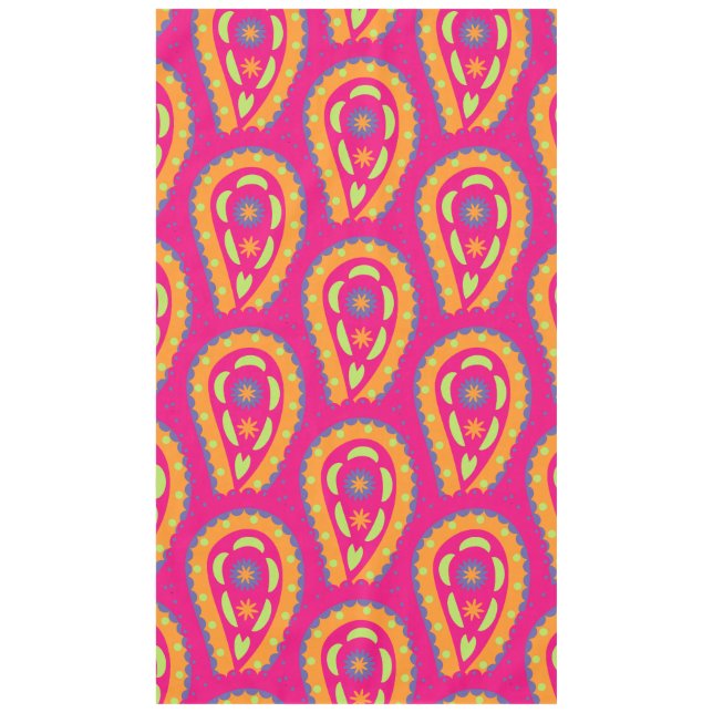 Mantel Colorido Paisley (Anverso)