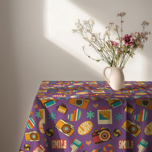 Mantel Colorido Retro Acento Pastel Groovy
