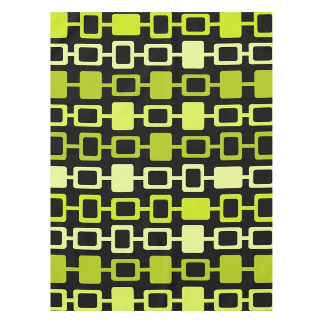 Mantel Columnas cuadradas modernas de mediados del siglo  (Anverso)