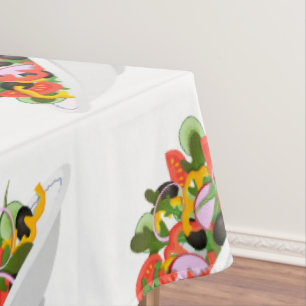 Mantel Coma más plantas con letras de motivación de ensal