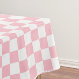 Mantel Comedor de algodón de rayas rosas y blancas