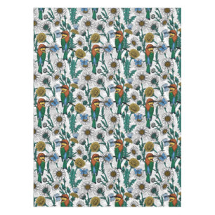 Mantel Comedores de abejas, mariposas azules y maricas en