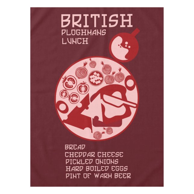 Mantel Comida de pub British Ploughmans (Anverso)