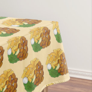 Mantel Comida inglesa de "pub Fare Scampi"