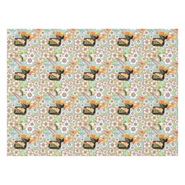 Mantel Comida japonesa: Modelo 4 del sushi (Frente (Horizontal))