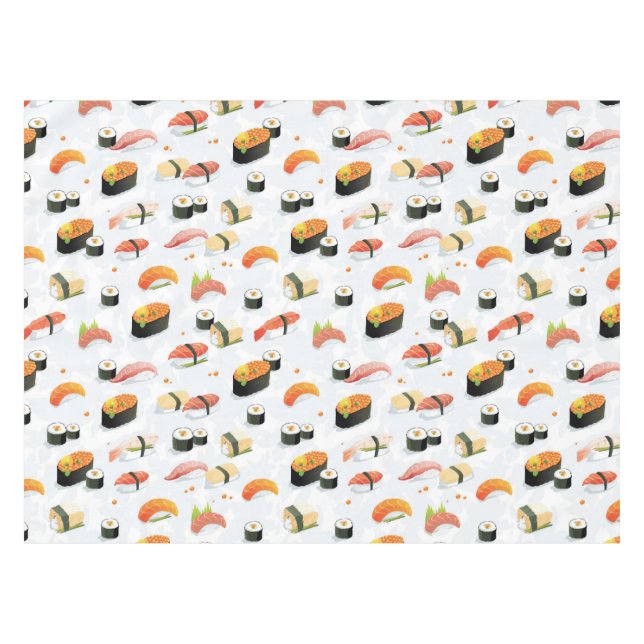 Mantel Comida japonesa:Patrón de sushi (Frente (Horizontal))
