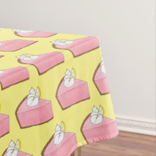 Mantel Comida picnic Pink Lemonade Icebox Lemon Pie Slice